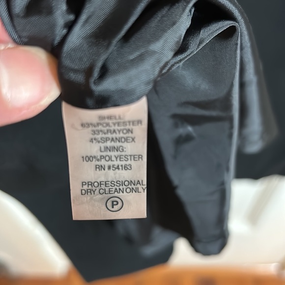 Calvin Klein Black Button Shift Dress with Cut out Waist Detail size 14 - Picture 5 of 9